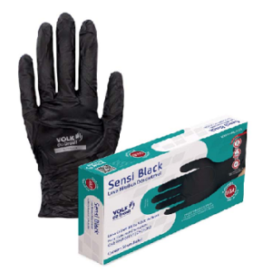 Luva Nitrilica black Volk