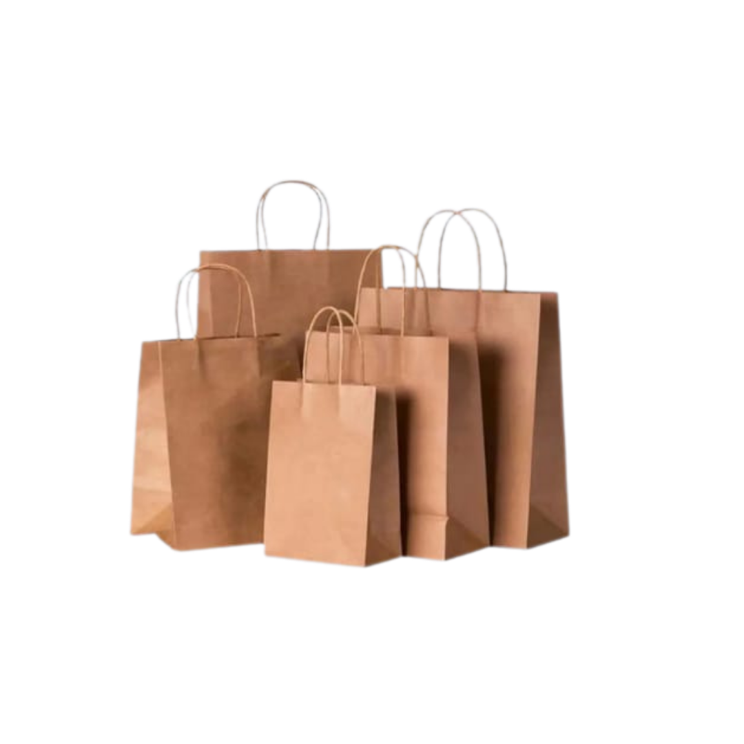Sacolas de papel com e sem estampas Sacolas de papel com e sem estampas