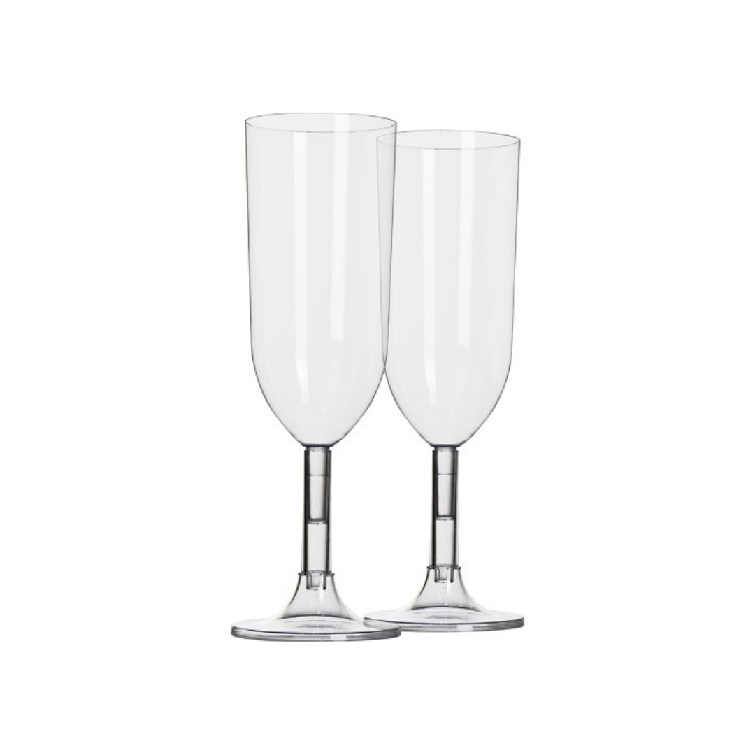 taça espumante Taça de Champagne STRAWPLAST
